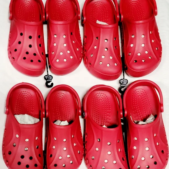 CROCS | Shoes | Crocs Baya Pepper Red Lot Of 4 Sizes 789 New  display picture 1